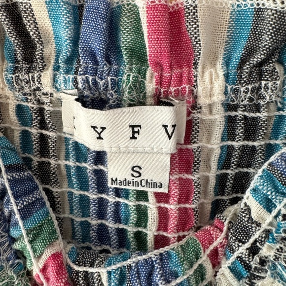 HYFVE Green and Pink Spaghetti Strap Sundress - Picture 2 of 3